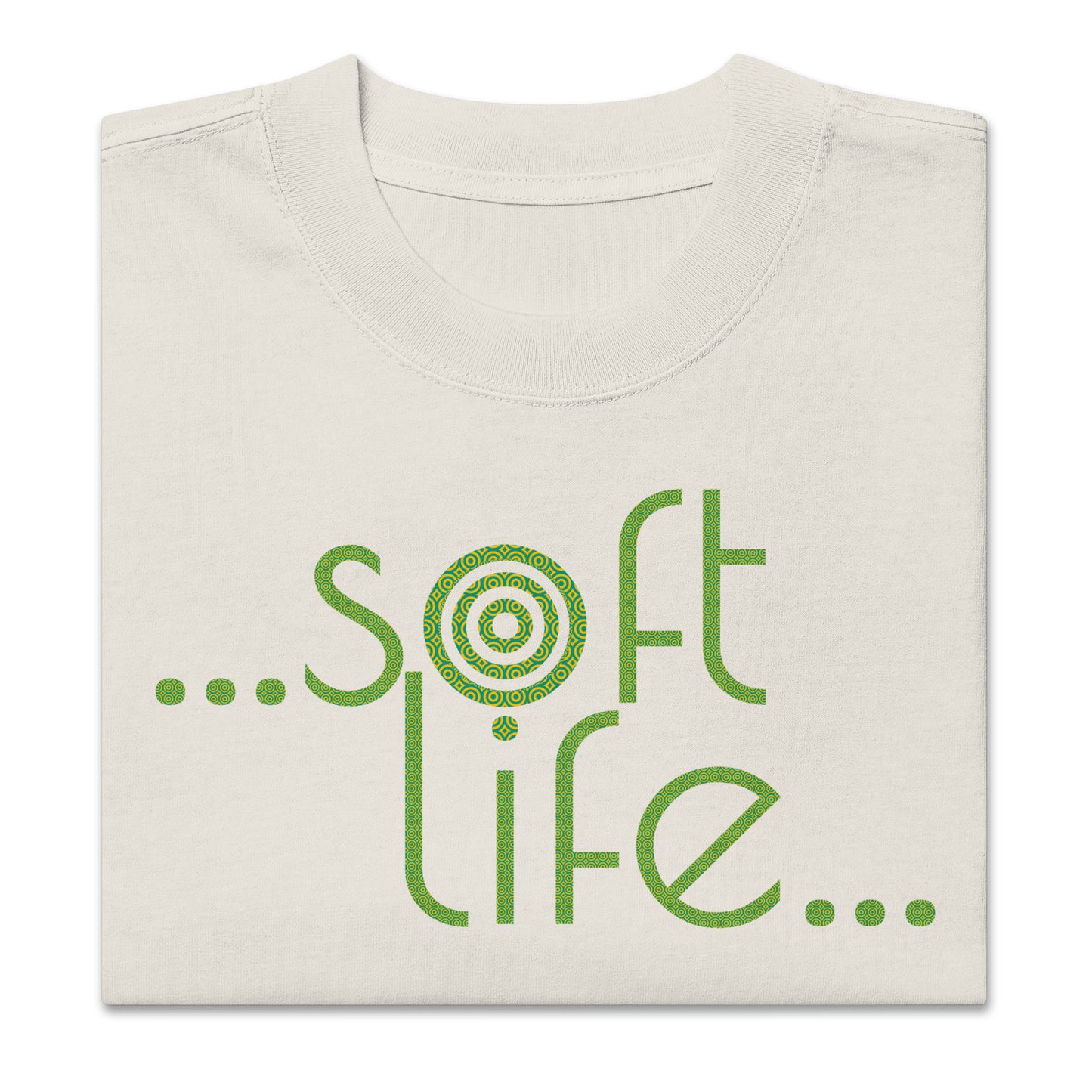 "SỌFT LIFE" Men oversized T-shirt